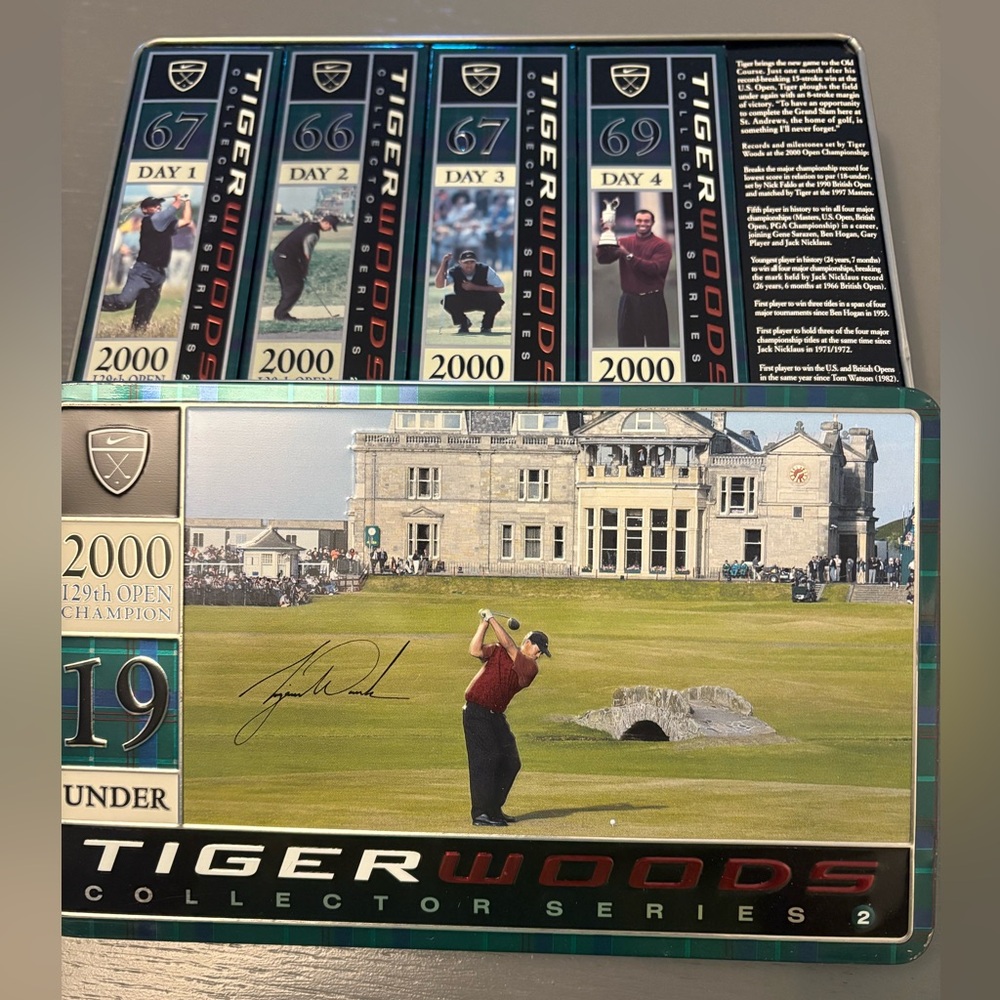 Tiger Woods Collector "Series 2" 2000 129th Open Champion Nike Golf Balls